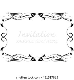 Vector decorative frames
