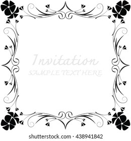 Vector decorative frames