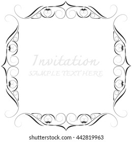 Vector decorative frames