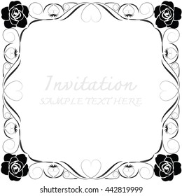 Vector decorative frames