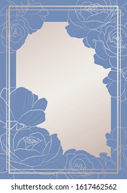Vector decorative greeting card or invitation design background. 