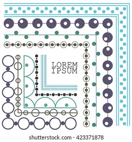 Vector Decorative with Inner and Outer Corners.