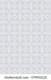 Vector decorative mesh for diploma or certificate. Template. Vector illustration.