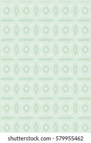 Vector decorative mesh for diploma or certificate. Template. Vector illustration.