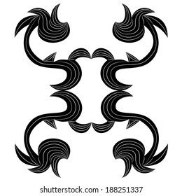 Vector decorative ornament.