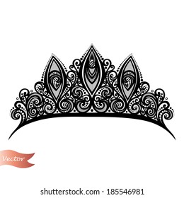 Vector Decorative Ornate Diadem