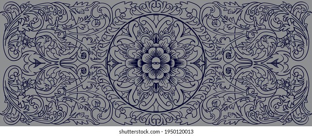 Exquisite arabische Muster, stilvolle, elegante und moderne Interpretation islamischer Motive.