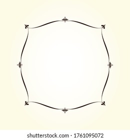 Marco retro decorativo vectorial .Colocar para texto.