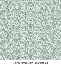 Vector decorative seamless pattern background. Texture for wallpapers, backgrounds and page fill.