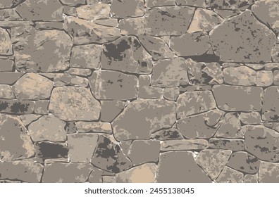 vector decorative stone wall texture