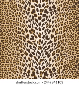 Vector textura decorativa de piel de leopardo