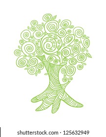 vector decorative tree