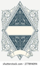 Vector decorative vintage design