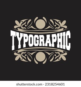 Vector Decorative Vintage Typography Elements, Greeting Card Design, Fancy Ornament Calligraphic Invitation, Retro Style Ribbon Labels And Badges