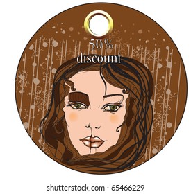 vector decorative winter coupons