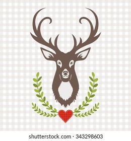 Vector Deer Design