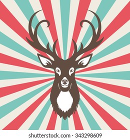Vector Deer Design