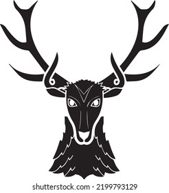 Vector deer drawing that can be easily used in all kinds of designs. You can easily use it in your logo, animation, tattoo, family crest and all your vector designs.