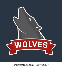 Vector deer head mascot
