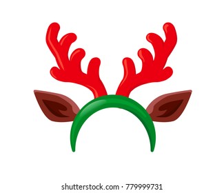 vector deer headband without background