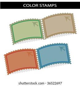 Vector deflected stamps