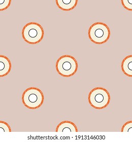 Vector delicate pattern with the Philadelphia rolls, sushi pattern