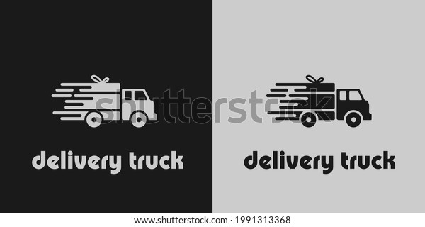 vector delivery logo icon\
design illustration template, printable and usable icon for web\
application