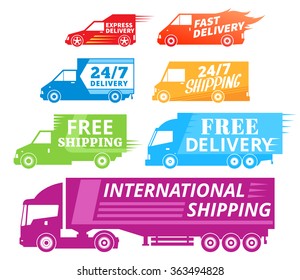 Vector delivery service labels