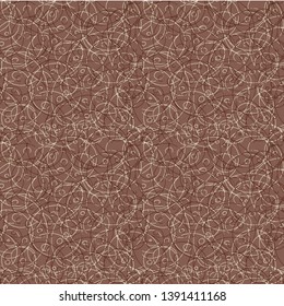 Vector dense hand drawn pen scribble circle seamless texture with broken lines. Great for fabric, scrapbooking, web, illustrations, paper products.