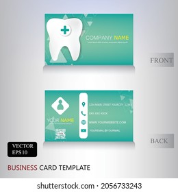 Vector Dental Clinic Business Card.