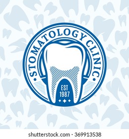 Vector dental clinic logo