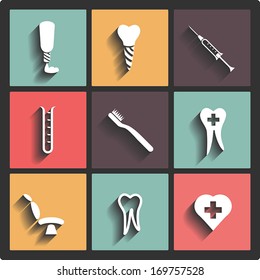 Vector Dental theme icons