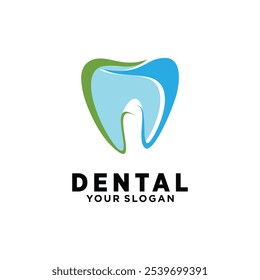 Vector dentist logo design icon vector for business and healthcare