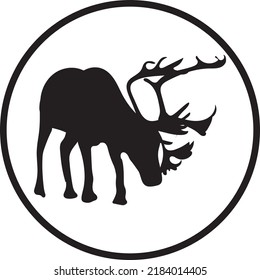 vector que representa a un animal llamado ciervo que vive en varias partes del mundo. los ciervos son animales que a menudo se conocen tanto en el campo de la fotografía como en otros campos