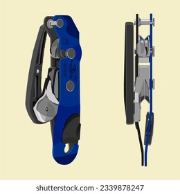 Vector Descender Stop for Caving