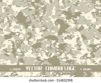 Vector Desert Camouflage