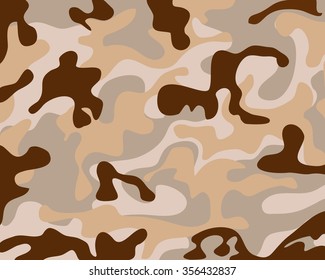 Vector Desert Camouflage pattern