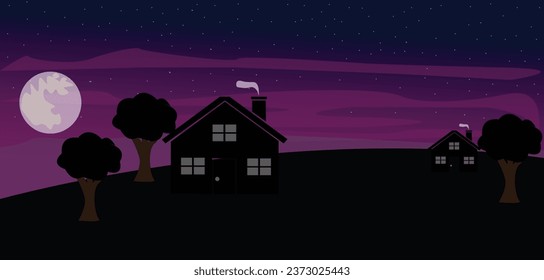 Ilustrador del desierto vectorial o de las montañas