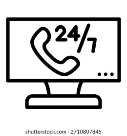 Diseño de Vector 247 Access Icon Style