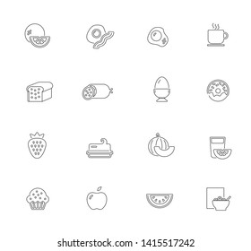 Vector design about food sets