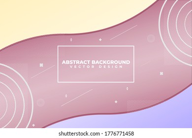 Vector design of abstract background with dotted and line