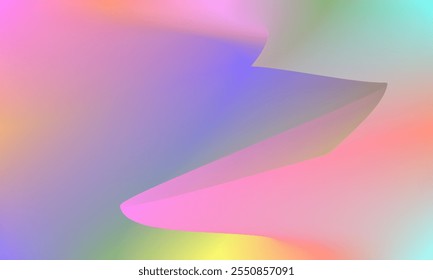 vector design with abstract background, rainbow light effect, creative vector design