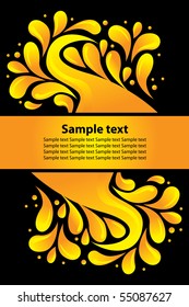 Vector design, abstract banner