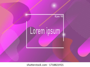 Vector design of an abstract banner. Modern templates for the web
