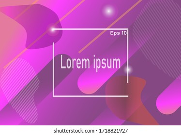 Vector design of an abstract banner. Modern templates for the web
