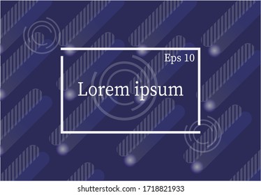 Vector design of an abstract banner. Modern templates for the web
