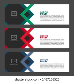Vector Design Abstract Banner Template