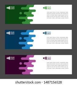 Vector Design Abstract Banner Template