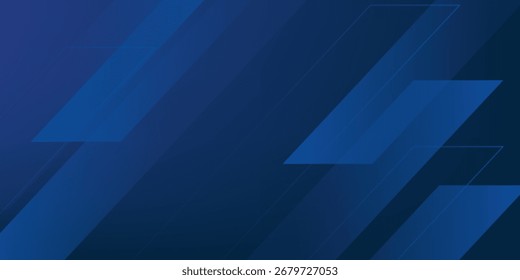 Vector de diseño abstracto de color azul cuadrado Formas EPS de fondo.