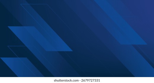 Vector de diseño abstracto de color azul cuadrado Formas EPS de fondo.